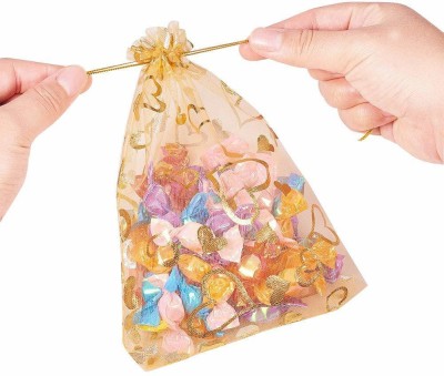 beingelegant Organza Bag 13 X 18 Potli(Pack of 25)