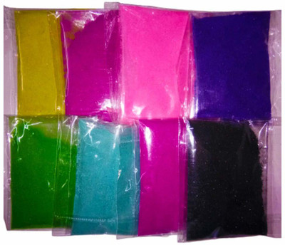 Avanti Creation Pack of 8 Rangoli Powder(Multicolor)