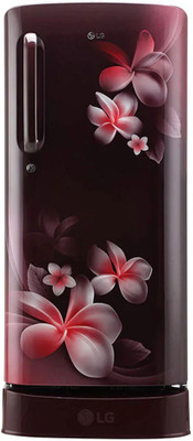 LG 308 L Double Door Refrigerator (GL-C322RDSU, Dazzle Steel)