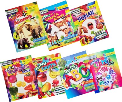 John Smith's Kids Learning Book Bundle Fruits, Vegetables, Human Body Parts, Animals, Alphabets And Tamil - Set Of 7(Paperback, Hindi, John Smith)