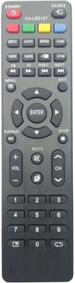 BhalTech CH LED127  Led LCD Tv Reconnect Remote Controller(Black)