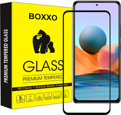 Boxxo Edge To Edge Tempered Glass for Mi Redmi Note 10 Pro(Pack of 1)
