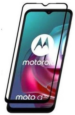 Caseline Edge To Edge Tempered Glass for Motorola Moto G30(Pack of 1)