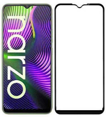 kentop Edge To Edge Tempered Glass for Realme Narzo 10 + RMX2040(Pack of 1)