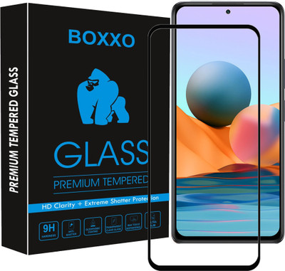 Boxxo Edge To Edge Tempered Glass for Mi Redmi Note 10 Pro Max(Pack of 1)