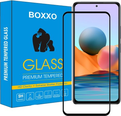 Boxxo Edge To Edge Tempered Glass for Mi Redmi Note 10 Pro Max(Pack of 1)