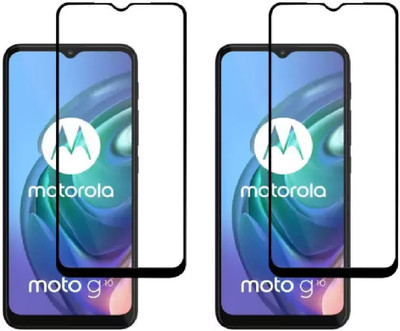 ISAAK Edge To Edge Tempered Glass for Motorola Moto G10 Power(Pack of 2)