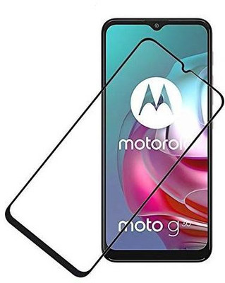 Caseline Edge To Edge Tempered Glass for Motorola Moto G30(Pack of 1)