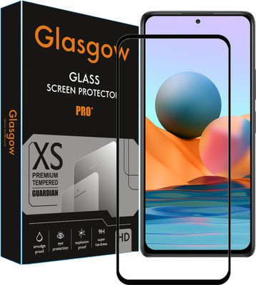 Glasgow Edge To Edge Tempered Glass for Mi Redmi Note 10 Pro(Pack of 1)