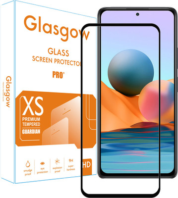 Glasgow Edge To Edge Tempered Glass for Mi Redmi Note 10 Pro Max(Pack of 1)