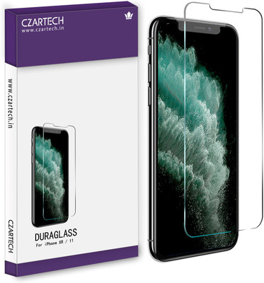CZARTECH Tempered Glass Guard for Apple iPhone XR, iPhone 11(Pack of 1)