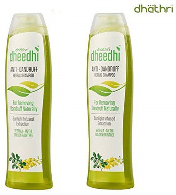 Dhathri Dheedhi Anti-Dandruff Shampoo- 2 x 200 ml Bottles(400 ml)