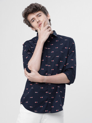 HIGHLANDER Men Printed Casual Multicolor Shirt