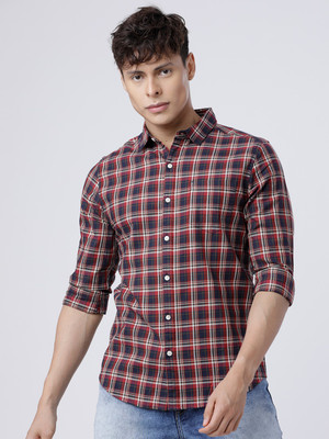 HIGHLANDER Men Checkered Casual Multicolor Shirt