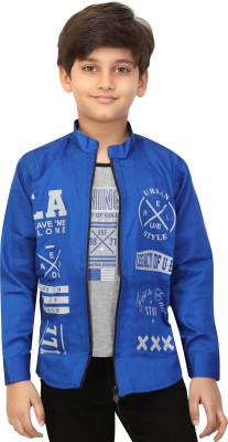 FOREVER YOUNG Full Sleeve Printed Boys Jacket