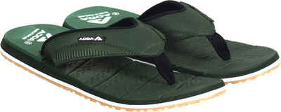 Adda Men Flip Flops(Olive , 10)