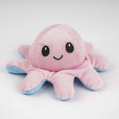 LNSAR Cute Reversible Mood Changing Double-Sided Flip Octopus Plush Toys for Kid's  - 20 cm