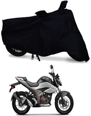 Amozkart Two Wheeler Cover for Suzuki(Gixxer 250, Black)