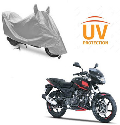 Atulit enterprises Two Wheeler Cover for Bajaj(Pulsar 180 DTS-i, Silver)