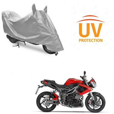 Atulit enterprises Two Wheeler Cover for DSK Benelli(TNT R, Silver)