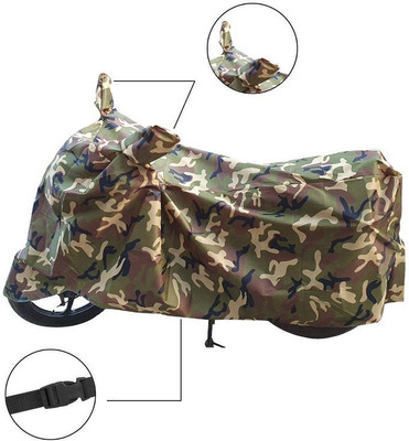 kyathat Waterproof Two Wheeler Cover for Universal For Bike(Pulsar 150 DTS-i, Green)