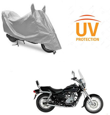 Atulit enterprises Two Wheeler Cover for Bajaj(Avenger 220 DTS-i, Silver)