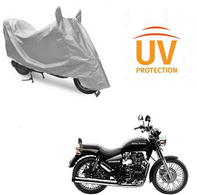 Feel heaven Two Wheeler Cover for Royal Enfield(Thunderbird 500, Silver)