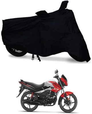 APNEK Two Wheeler Cover for Hero(Passion Pro, Black)