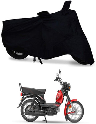 THE REAL ARV Two Wheeler Cover for TVS(XL 100, Black)