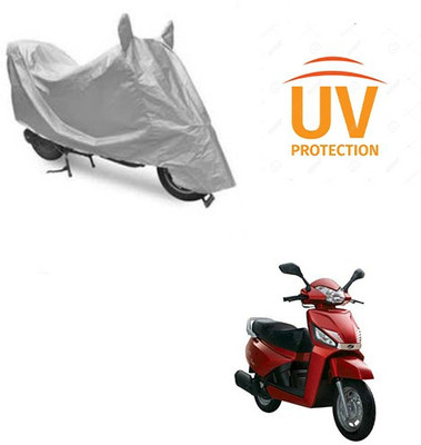 Feel heaven Two Wheeler Cover for Mahindra(Gusto, Silver)