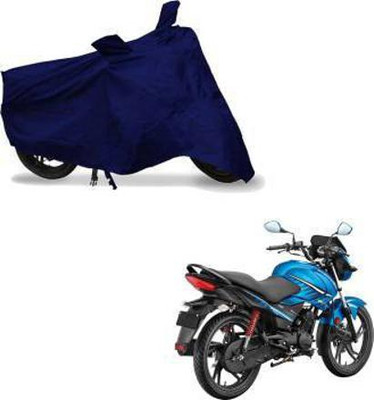 Reshvi World Two Wheeler Cover for Hero(Glamour i3s, Blue)