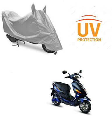 Atulit enterprises Two Wheeler Cover for Hero(Electric Cruz, Silver)
