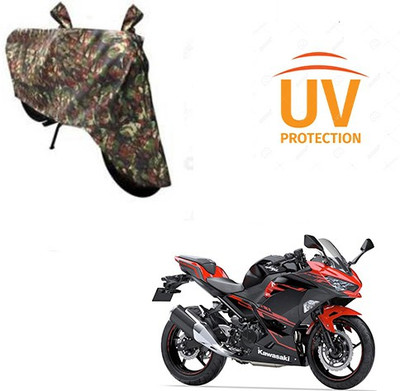Atulit enterprises Two Wheeler Cover for Kawasaki(Ninja 250, Multicolor)