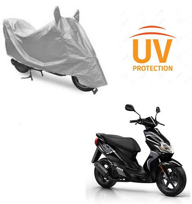 saanvi Two Wheeler Cover for Yamaha(Jog R, Silver)