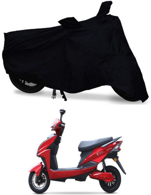 Amozkart Two Wheeler Cover for Techo Electra(Raptor, Black)