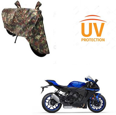 saanvi Two Wheeler Cover for Yamaha(YZF R1, Multicolor)