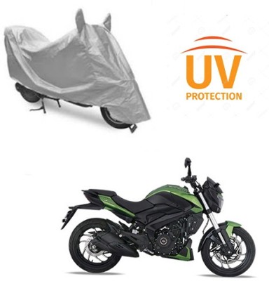 Atulit enterprises Two Wheeler Cover for Bajaj(Dominar, Silver)