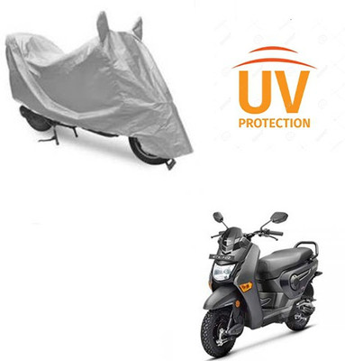 Atulit enterprises Two Wheeler Cover for Honda(Cliq, Silver)