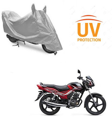 Atulit enterprises Two Wheeler Cover for TVS(Star City, Silver)