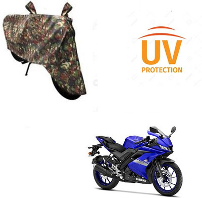saanvi Two Wheeler Cover for Yamaha(R15 V3, Multicolor)