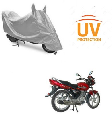 saanvi Two Wheeler Cover for Suzuki(Zeus, Silver)