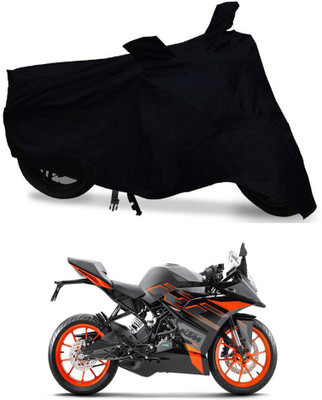 Amozkart Two Wheeler Cover for KTM(RC 200, Black)
