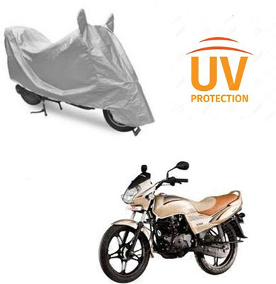 saanvi Two Wheeler Cover for LML(Freedom, Silver)