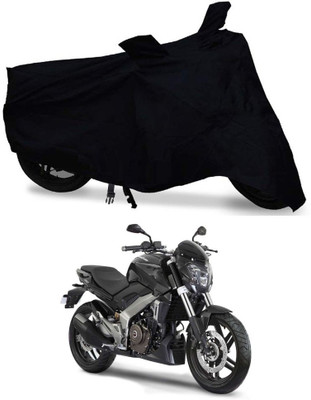 HYBRIDS COLLECTION Two Wheeler Cover for Bajaj(Dominar, Black)