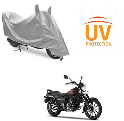 Feel heaven Two Wheeler Cover for Bajaj(Avenger 220 Street, Silver)