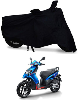 AutoGalaxy Two Wheeler Cover for Aprilia(SR 150, Black)