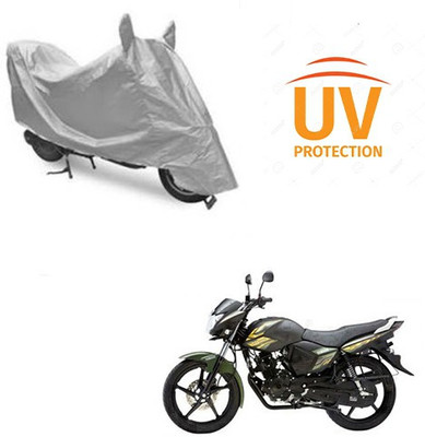 Atulit enterprises Two Wheeler Cover for Yamaha(Saluto, Silver)