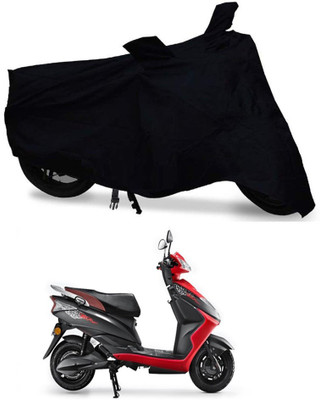 Amozkart Two Wheeler Cover for Ampere(Zeal, Black)