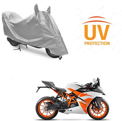 Atulit enterprises Two Wheeler Cover for KTM(Duke 200, Silver)