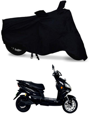 AutoGalaxy Two Wheeler Cover for Okinawa(Praise, Black)